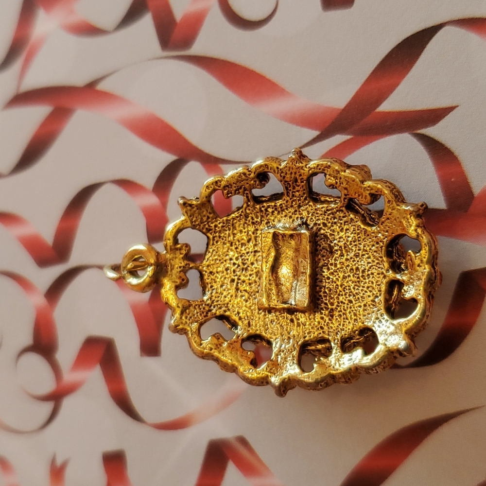Pendant cameo ivory no621 - Picture 2 of 3